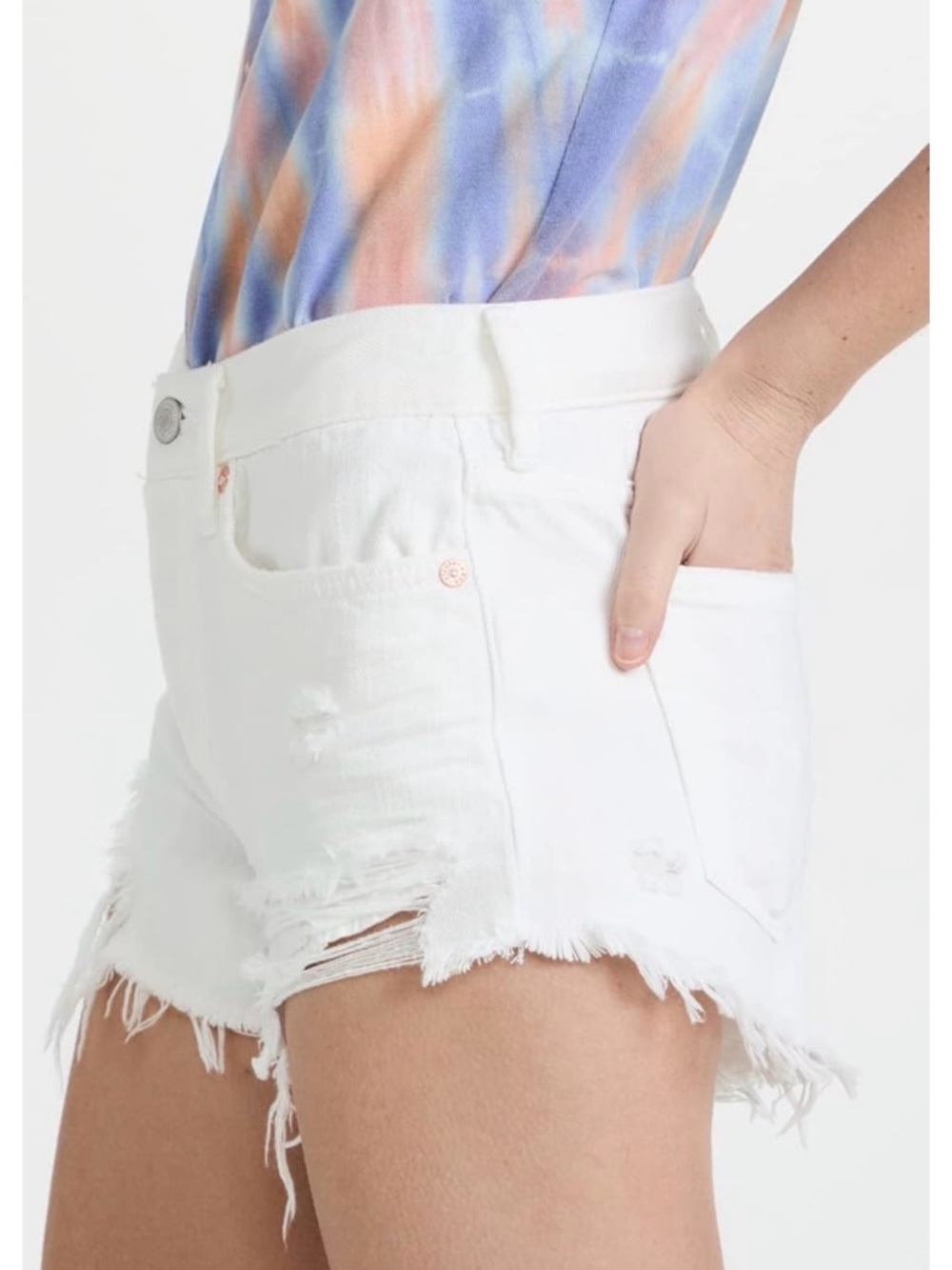 Free People Women’s Short Loving Good Vibrations Shorts (Box H) - Picture 4 of 12
